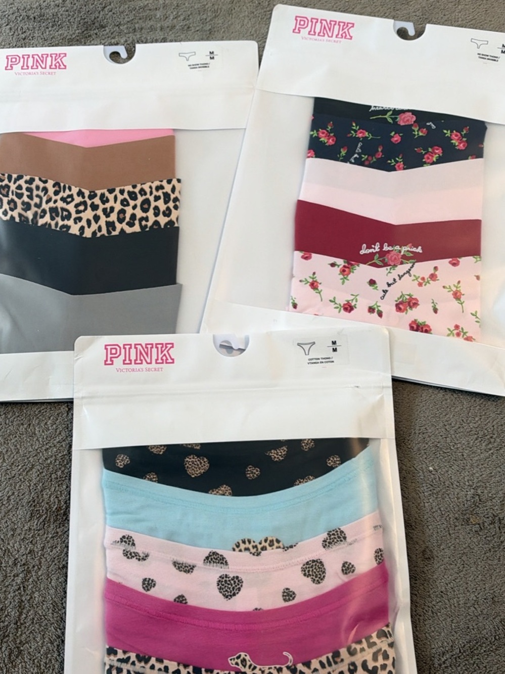 PINK UNDERWEAR PACKS